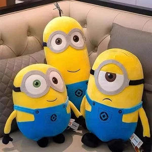 Minions Película Periferia Amarillo Peluche Bob Peluche Stuart Juguetes de Peluche en Jeans Suave - Imagen 1 de 12
