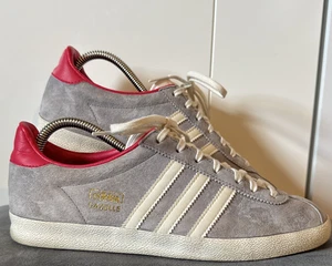 Adidas Women's Trainers 'Gazelles OG' Grey Velvet Suede Size UK 7 - Picture 1 of 20