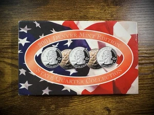 2001 Denver Mint Edition State Quarter Collection Set With COA - Picture 1 of 6