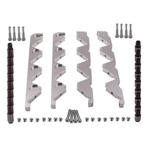 Rocker Arm Stud Girdles Kit for Chevy Big Block 454 + Posi Locks - Picture 1 of 11