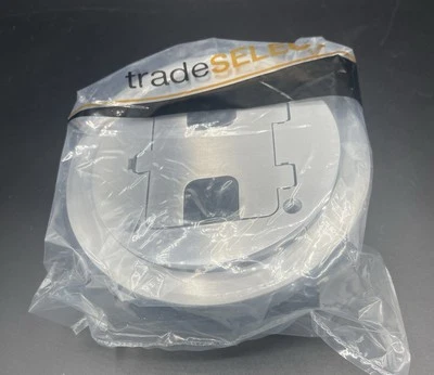 Kit de caja de piso eléctrico Hubbell Trade Selct RF406ALU brida de aluminio y cubierta de puerta Foto 1 de 3