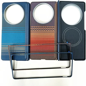 Funda Magsafe de Fibra de Carbono Genuina para VIVO X Plegable 5 Sunset Moonrise Bisagra Cubierta - Imagen 1 de 26