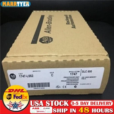New Sealed AB 1747-L552 SLC 500 SLC 5/05 CPU Processor Unit 1747L552 1 PCS - Image 1 of 2