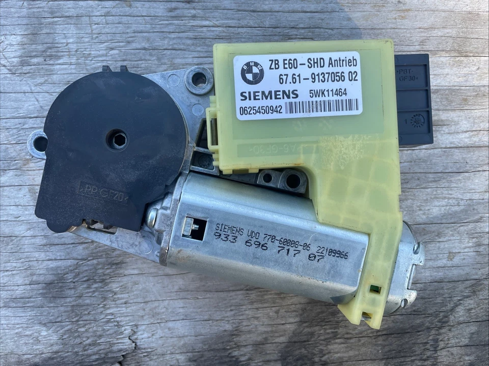 BMW 750I 745I 530I 528i 2002-2010 E65 E66 E60 techo corredizo motor techo corredizo transmisión OEM Foto 1 de 4