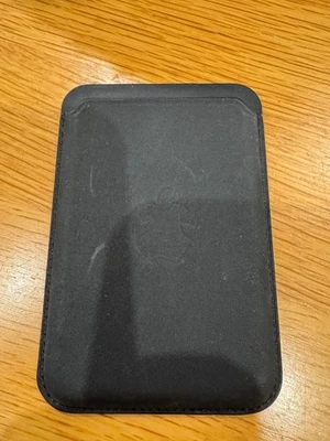 apple wallet leather midnight blue black magsafe - image 1 of 2