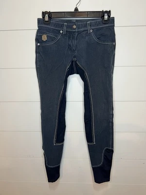 Horze Denim Full Seat Breeches Riding Pants Women’s XS - Image 1 of 4