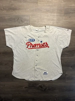 老式 GTE 费城人队棒球服 XL 码电话移动无线 90 年代自行车 — 第 1/4 张图片
