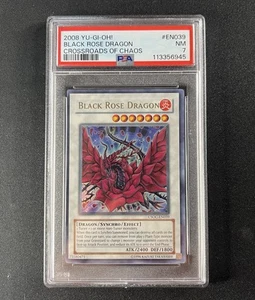 Yugioh Drago Rosa Nera CSOC-EN039 Ultra Rara Illimitata PSA 7 NM Grado. - Foto 1 di 6