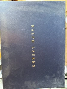 Polo Ralph Lauren Gift Box 13.5" x 10 x2 Storage Box Protective good cond dusty - Picture 1 of 2