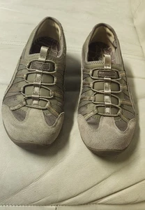 Skechers Unity Beaming 23151 Damen-Slipper aus Leder Größe 7,5 goldnatural - Bild 1 von 6