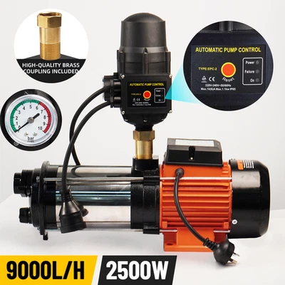 High Pressure Water Pump 2500W Heavy Duty For Car Wash Farm Irrigation Fire - image 1 of 4