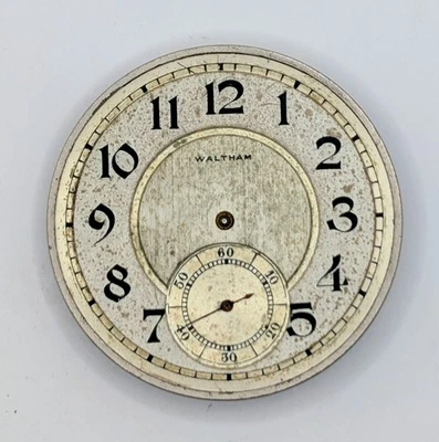 1924 Waltham Watch Movement-For Repair Or Restoration-Missing Hands And Balance - Image 1 of 3