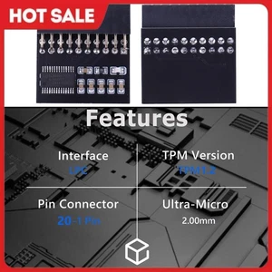 TPM1.2 Verschlüsselung Prozessor Mini LPC 20 Pin Ersatzteile für MSI/Gigabyte - Bild 1 von 12