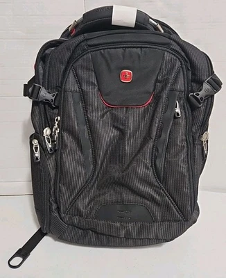 SwissGear - Commander USB ScanSmart Laptop Backpack - Dotted Black NEW NWT - Image 1 of 4