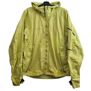 MOUNTAIN HARDWEAR Jacket Womens Large Green CONDUIT SILK Vented Hooded Outdoor - Picture 1 of 10