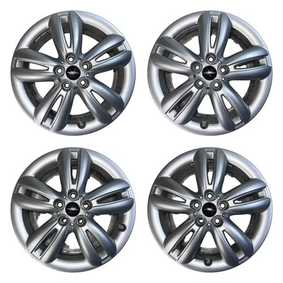 Llantas de aluminio 4x originales MINI 7Jx17 pulgadas ET54 JCW Track Spoke 501 6855107 - Imagen 1 de 4