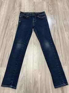 Lucky Brand Zoe Jeggings Jeans Girls Size 8 Studded Peace Sign - Picture 1 of 7