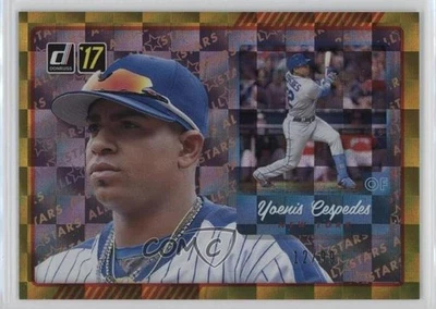 2017 Panini Donruss All-Stars Gold /99 Yoenis Cespedes #AS-12 - Image 1 of 2