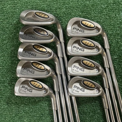 Ping i3 O-Size Blue Dot Iron Set 3-PW-SW Rifle FCM 5.5 Regular Steel, RH *READ - Image 1 of 4