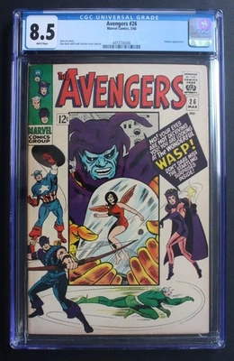 Avengers #26 Early ATTUMA 1966 Beetle WASP Henry Pym Namor Sub-Mariner CGC 8.5 - Image 1 of 2