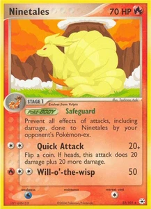Ninetales 22/101 EX Hidden Legends Regular Rare Pokemon Card - Picture 1 of 7