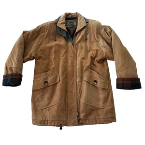 Global Identity G-III Leather Jacket Mens 1X Brown Made In Korea - Picture 1 of 20