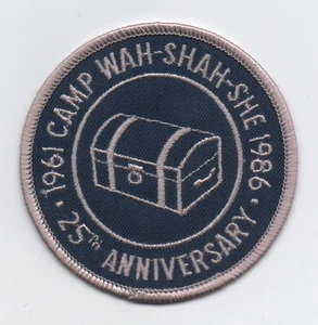 Wah-Shah-She Girl Scout Camp (Oklahoma) 25th Anniv. 1961-1986, Mint - Picture 1 of 1