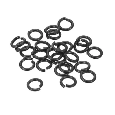 Rondella elastica, M3 Rondella elastica in acciaio inossidabile 25 pezzi, nero - Immagine 1 di 4