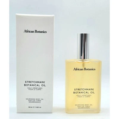 Питательное растительное масло растяжка African Botanics ~ 100 мл новое ~ стеклянная бутылка - Изображение 1 из 4