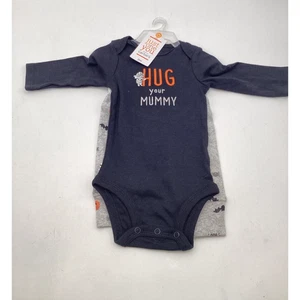 Carters Just One You Halloween 2 Pc Outfit 3 Months “Hug Your Mummy”. NEW - Picture 1 of 1
