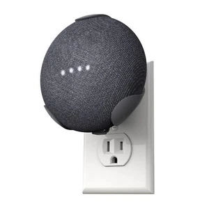 PowerClip Outlet Mount for Google Nest Mini (Charcoal), Speaker Wall Hub for ... - Picture 1 of 7