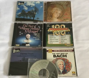 9 CLASSICAL MUSIC CD VIVALDI BACH CHOPIN MOZART BEETHOVEN HAYDN BENEDICTINE LOT - Foto 1 di 16