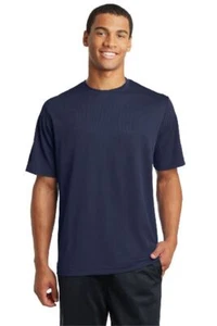 Sport-Tek ST340 Mens Micro Mesh T-Shirt Dri Fit Performance Plain Blank Tee - Picture 1 of 20