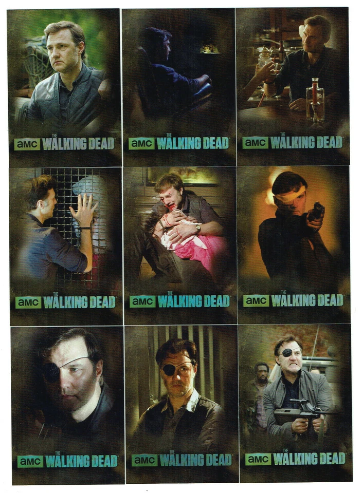 The Walking Dead Season 3 Part 2 9 Card The Governor Foil Chase Set TG01-TG09 - Image 1 of 1