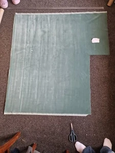 Rooksmoor Samt Stoffrest von Lewis & Wood Farbversiegelung 108 cm x 140 cm  - Bild 1 von 7