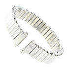 8-11Mm Hadley Roma Silver Tone Stainless Steel Ladies Watch Band Short Lb 6942