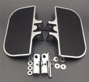 Mini tablas de piso cromadas para Harley Dyna Fat Bob/Low Rider/Street Bob/Super Glide - Imagen 1 de 7