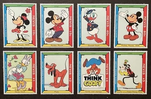 NEVIS MICKEYS PORTRAIT GALLERY STAMPS 1992 MNH MINNIE PLUTO GOOFY DONALD DUCK - Picture 1 of 1