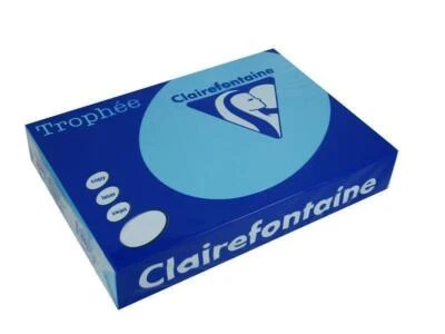Clairefontaine Trophee Papier 1144C Royalblau 160g/m² DIN-A3 - 250 Blatt Blau