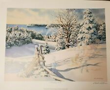 Charles Peterson " Sledding Hill " Large Size CE S/N # 1288/2800 Mint W/CERT 