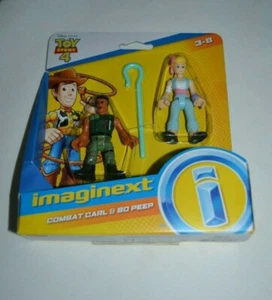 2018 FISHER PRICE IMAGINEXT DISNEY PIXAR TOY STORY - COMBAT CARL & BO PEEP - Picture 1 of 2