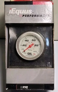 IEquus Performance Oil Pressure Gage 0-100psi 8242. (774) - Picture 1 of 6