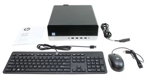 HP ProDesk 600 G4 SFF I5-8500 16GB 256GB M.2 SSD 1TB HD Win 11 Office 2021 - Picture 1 of 3