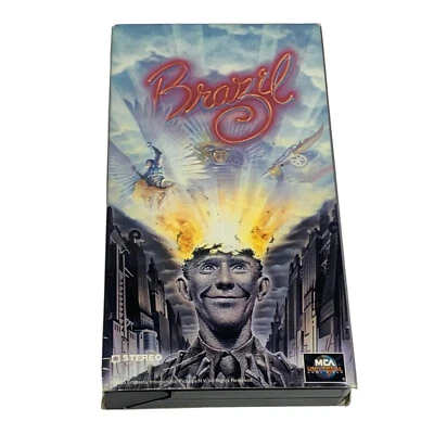 Brazil VHS 1985 Original MCA Robert De Niro Cult Sci-Fi Drama Retro-Future OOP - Image 1 of 4
