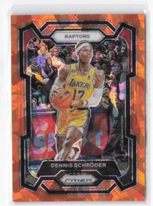 2023-24 Panini Prizm Dennis Schroder #265 Prizms Orange Ice - Picture 1 of 2
