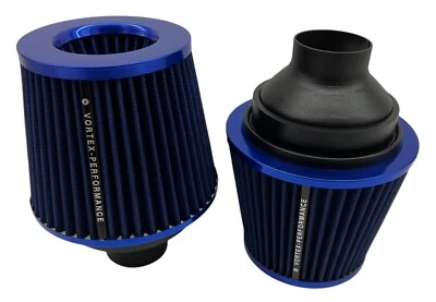 DUAL VORTEX toma de aire para BMW 335 N54 - AZUL VS Foto 1 de 4