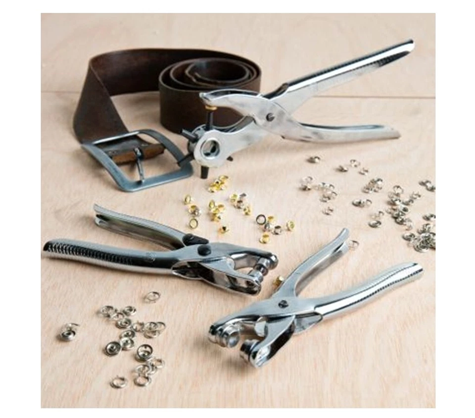  Pince oeillets pinces emporte piece à boutons pression + accessoires 3 pinces # - Photo 1/1