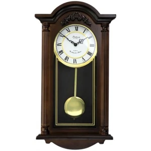 Wall Clock With Pendulum Chime Movement Quartz Bedford Clock Noah 22 Inch - Picture 1 of 3