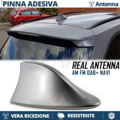 Antenna PINNA DI SQUALO Grigia PER FORD FIESTA Vera Ricezione Radio AM-FM-DAB+ - Immagine 1 di 4