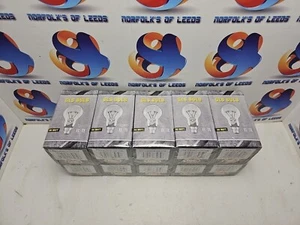 10x 60W 110V Light Bulb GLS Clear B22 BC Construction Site Festoon Outside Lamp - Picture 1 of 2